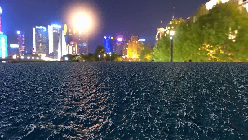 Ocean rendering video running on the PS5